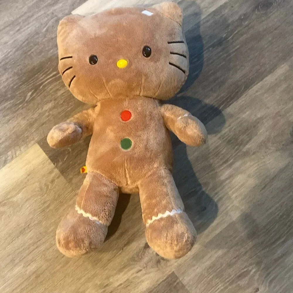 Hello Kitty Build A Bear Gingerbread Christmas 2012 Plush Stuffed Animal 18”no b